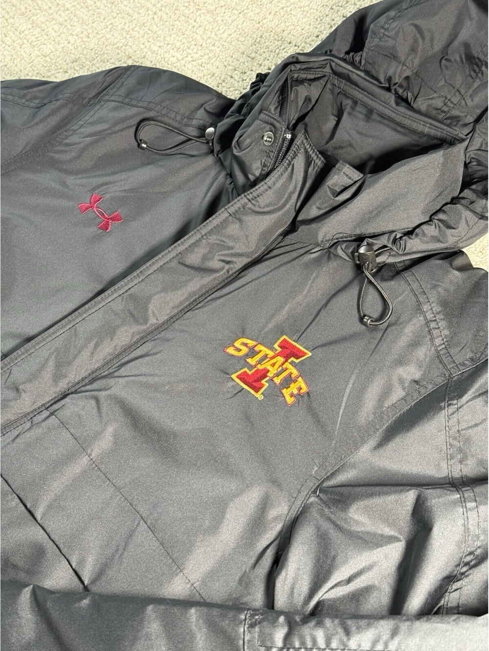 Under Armour - Iowa State  - Men's Full Zip Jacket With Hood - Size Small